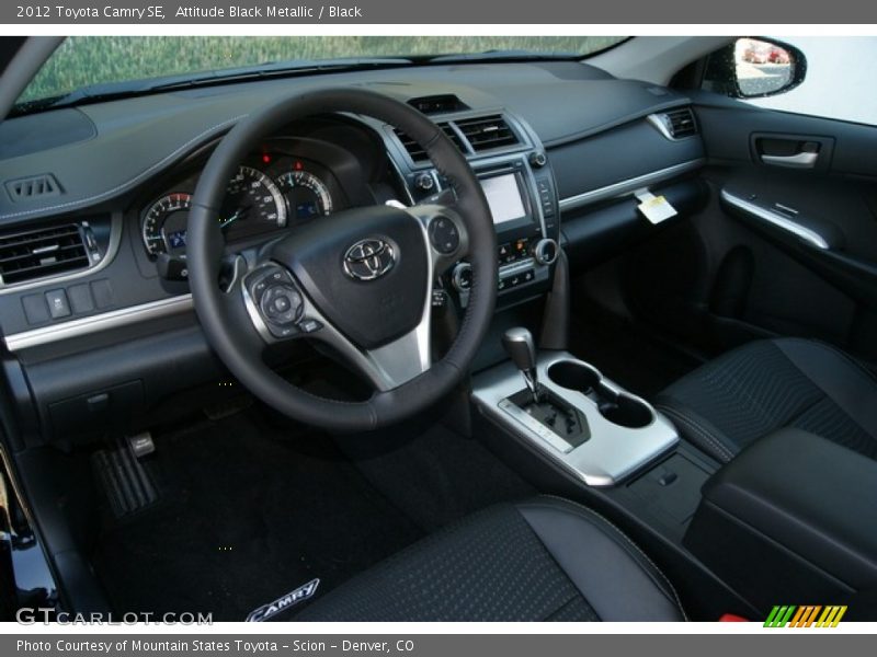 Attitude Black Metallic / Black 2012 Toyota Camry SE