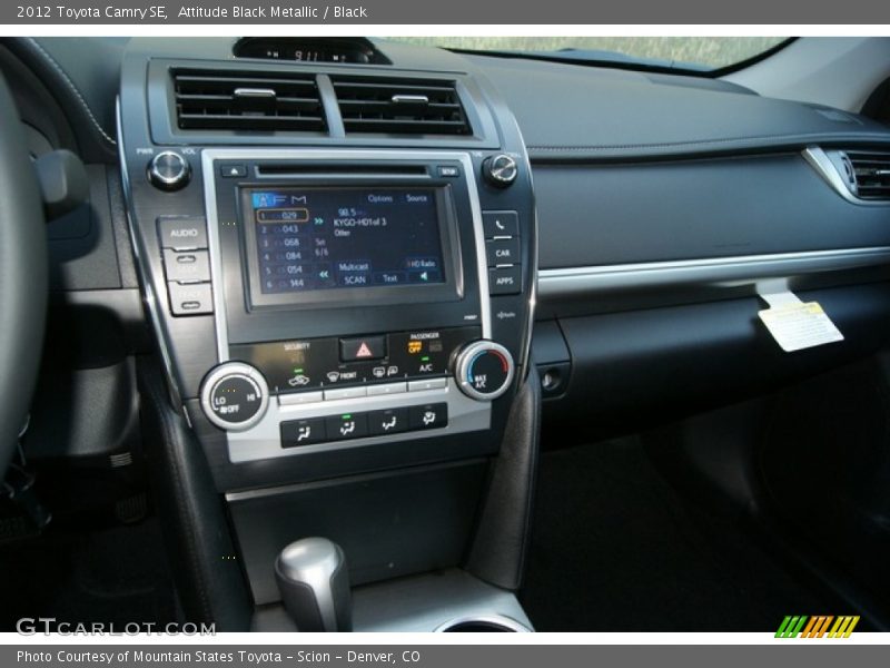 Attitude Black Metallic / Black 2012 Toyota Camry SE
