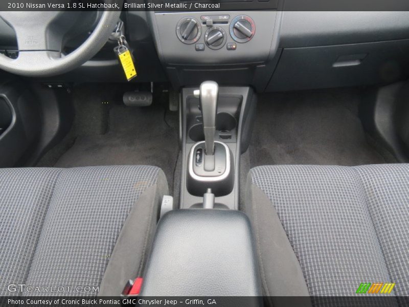 Brilliant Silver Metallic / Charcoal 2010 Nissan Versa 1.8 SL Hatchback