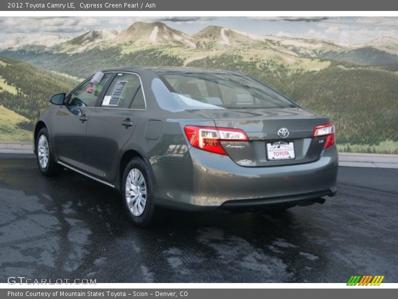 Cypress Green Pearl / Ash 2012 Toyota Camry LE