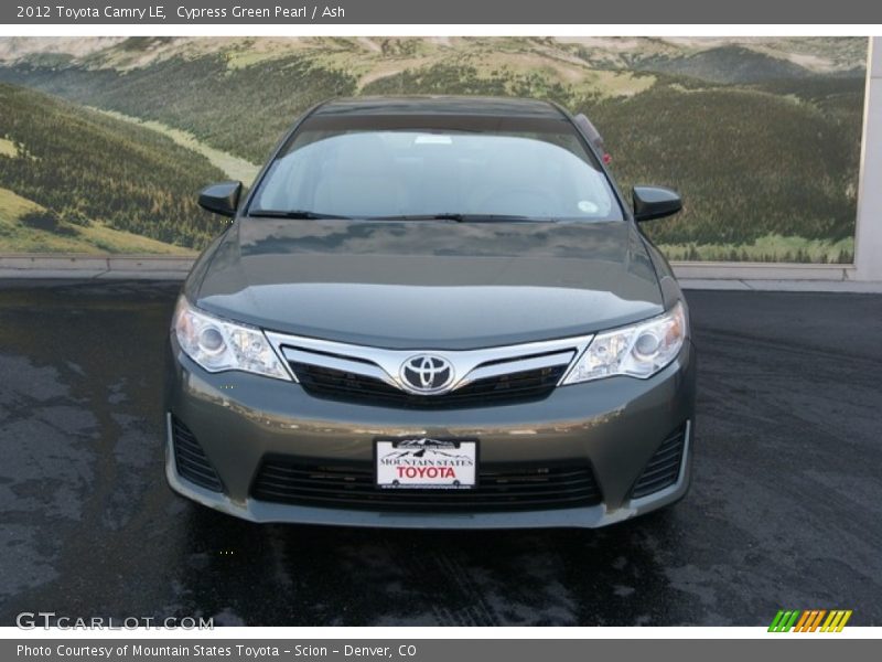 Cypress Green Pearl / Ash 2012 Toyota Camry LE