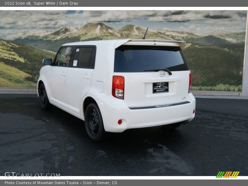 Super White / Dark Gray 2012 Scion xB