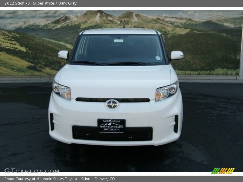 Super White / Dark Gray 2012 Scion xB