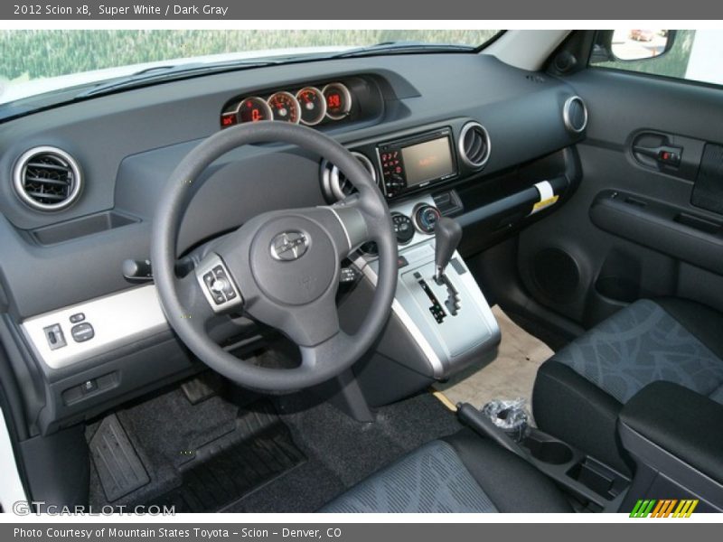 Super White / Dark Gray 2012 Scion xB