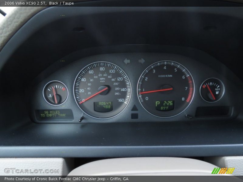 Black / Taupe 2006 Volvo XC90 2.5T