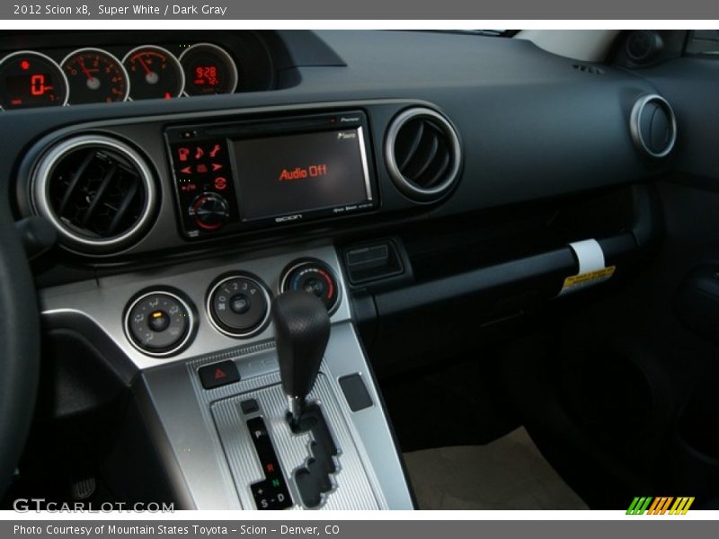 Super White / Dark Gray 2012 Scion xB