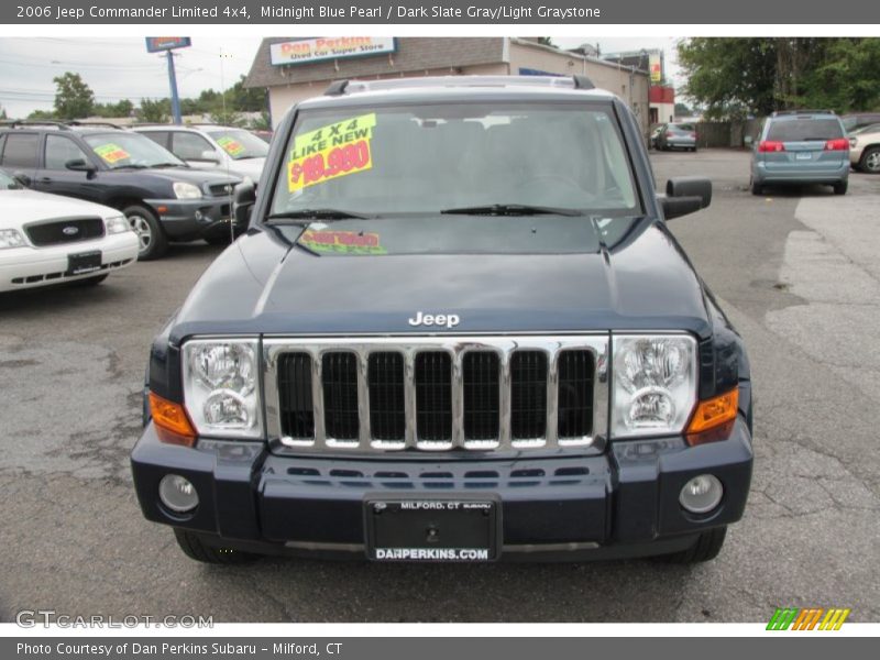 Midnight Blue Pearl / Dark Slate Gray/Light Graystone 2006 Jeep Commander Limited 4x4