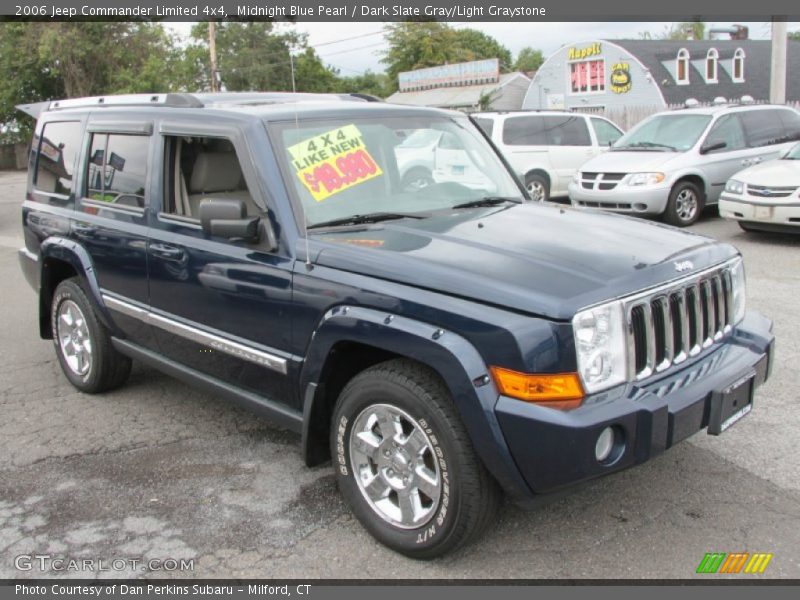 Midnight Blue Pearl / Dark Slate Gray/Light Graystone 2006 Jeep Commander Limited 4x4