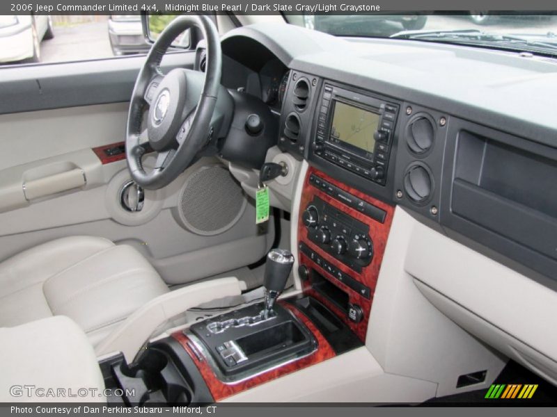 Midnight Blue Pearl / Dark Slate Gray/Light Graystone 2006 Jeep Commander Limited 4x4