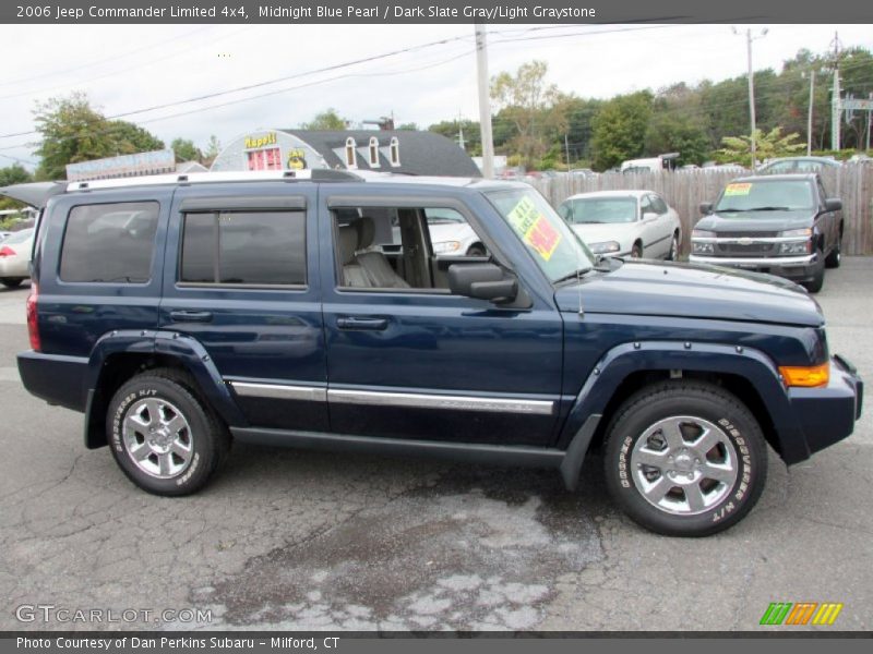 Midnight Blue Pearl / Dark Slate Gray/Light Graystone 2006 Jeep Commander Limited 4x4