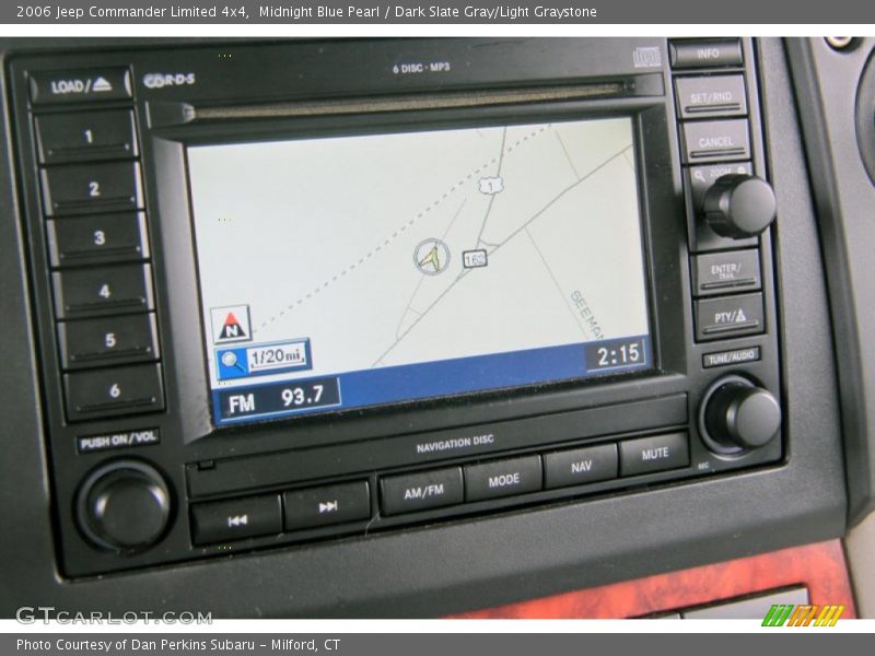 Midnight Blue Pearl / Dark Slate Gray/Light Graystone 2006 Jeep Commander Limited 4x4