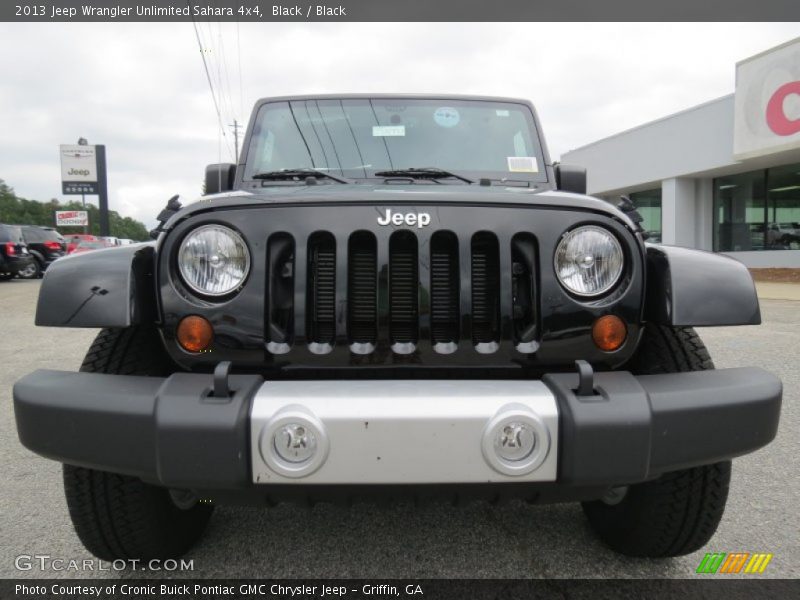 Black / Black 2013 Jeep Wrangler Unlimited Sahara 4x4