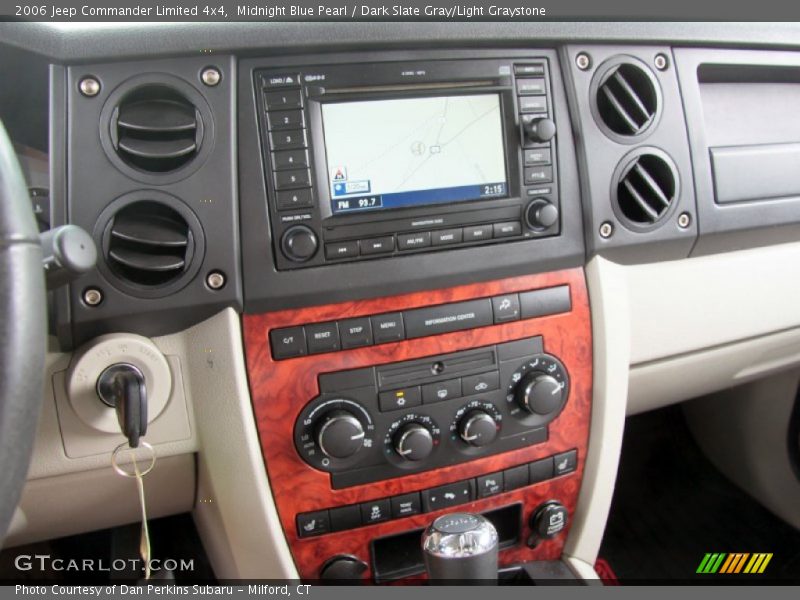 Midnight Blue Pearl / Dark Slate Gray/Light Graystone 2006 Jeep Commander Limited 4x4