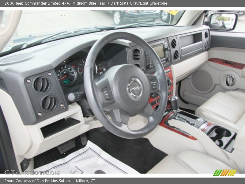 Midnight Blue Pearl / Dark Slate Gray/Light Graystone 2006 Jeep Commander Limited 4x4