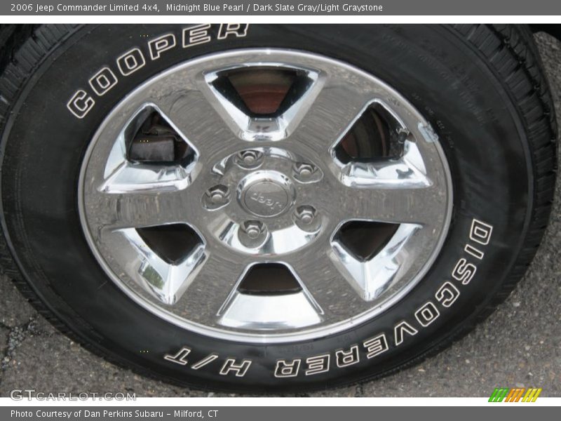 Midnight Blue Pearl / Dark Slate Gray/Light Graystone 2006 Jeep Commander Limited 4x4