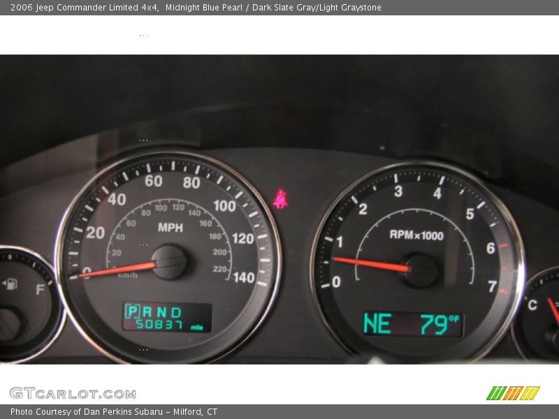 Midnight Blue Pearl / Dark Slate Gray/Light Graystone 2006 Jeep Commander Limited 4x4