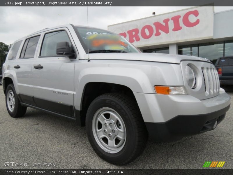 Bright Silver Metallic / Dark Slate Gray 2012 Jeep Patriot Sport
