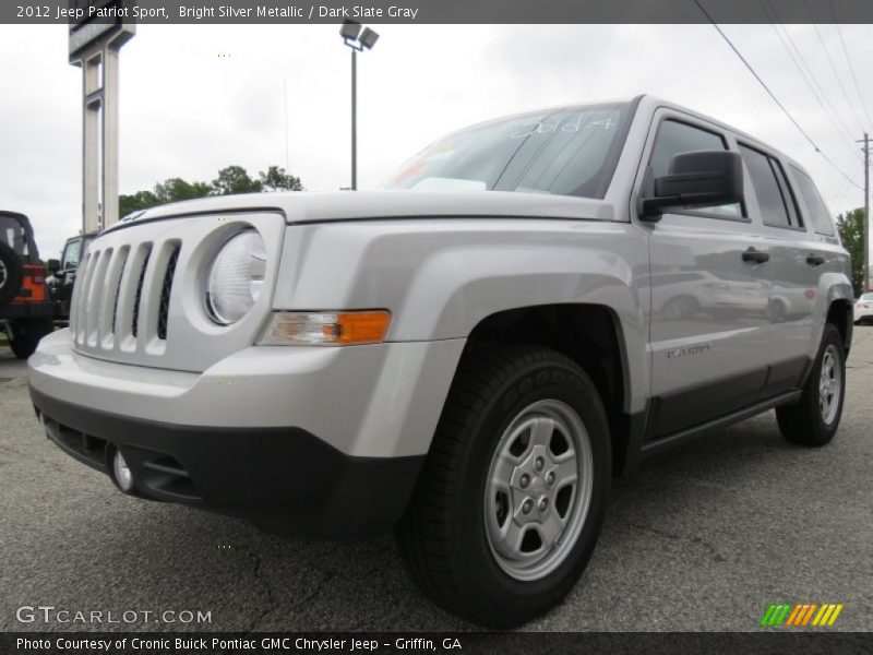 Bright Silver Metallic / Dark Slate Gray 2012 Jeep Patriot Sport