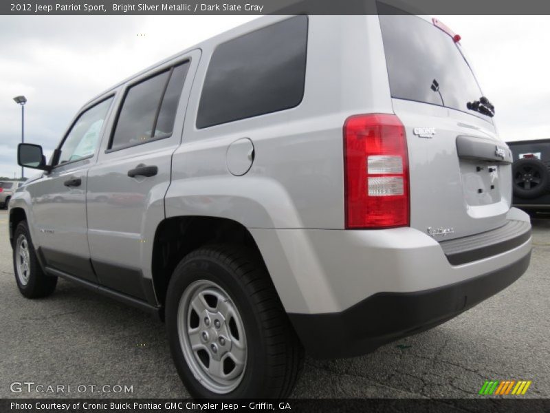 Bright Silver Metallic / Dark Slate Gray 2012 Jeep Patriot Sport