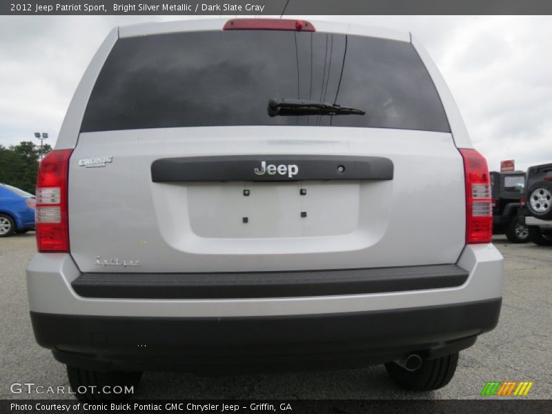 Bright Silver Metallic / Dark Slate Gray 2012 Jeep Patriot Sport