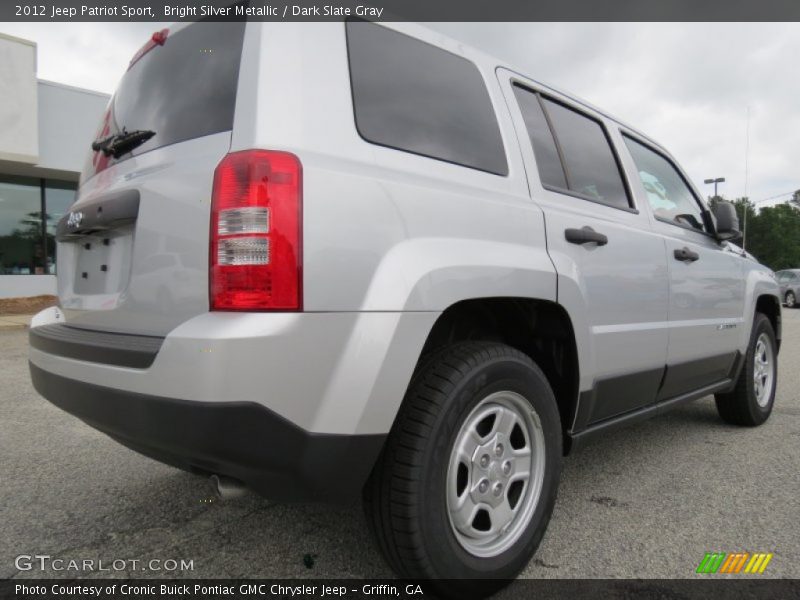 Bright Silver Metallic / Dark Slate Gray 2012 Jeep Patriot Sport