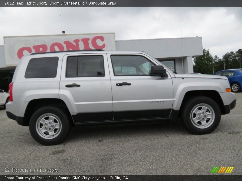Bright Silver Metallic / Dark Slate Gray 2012 Jeep Patriot Sport
