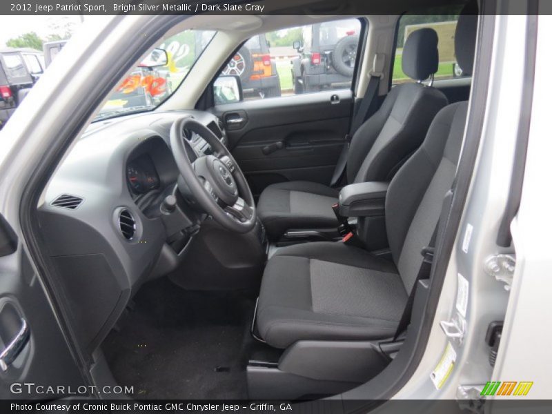 Bright Silver Metallic / Dark Slate Gray 2012 Jeep Patriot Sport
