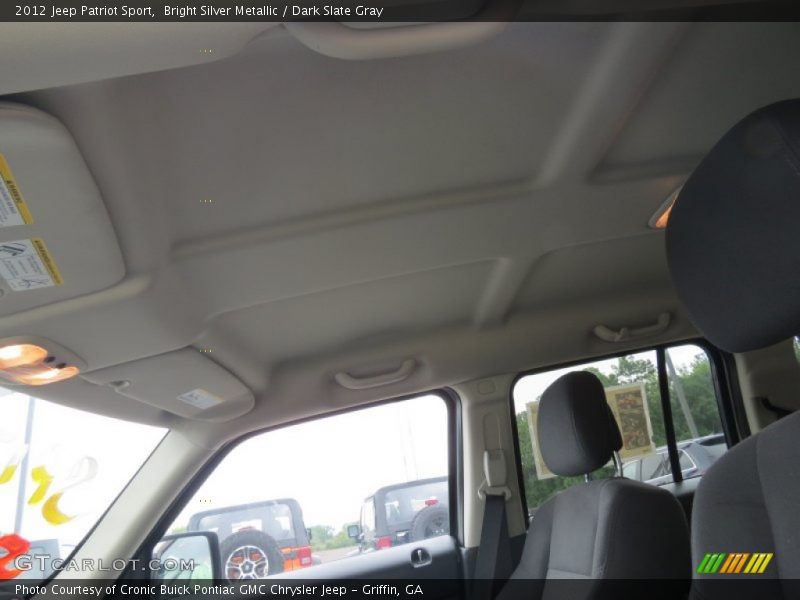 Bright Silver Metallic / Dark Slate Gray 2012 Jeep Patriot Sport