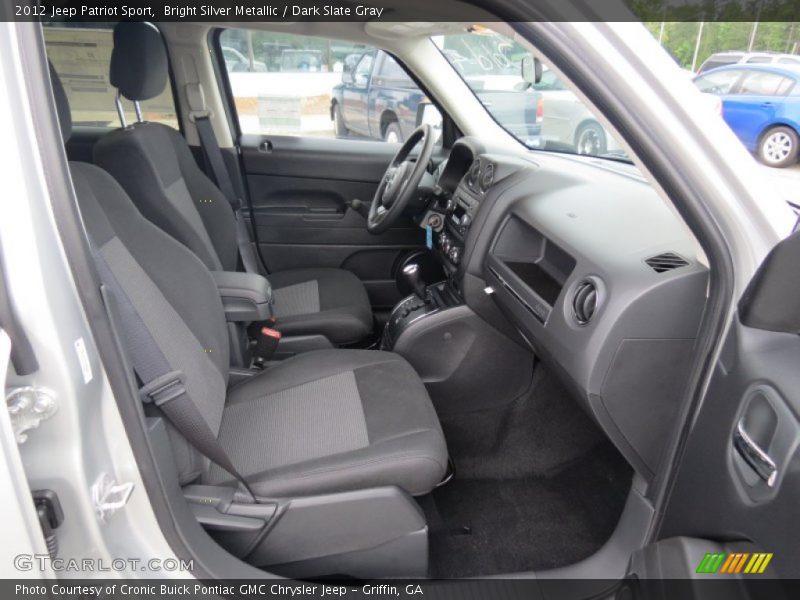 Bright Silver Metallic / Dark Slate Gray 2012 Jeep Patriot Sport