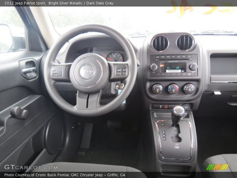 Bright Silver Metallic / Dark Slate Gray 2012 Jeep Patriot Sport
