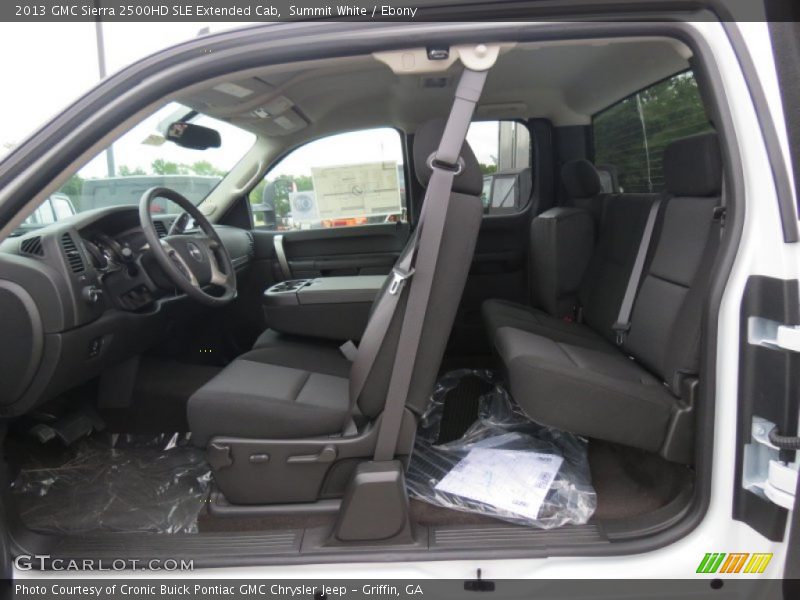  2013 Sierra 2500HD SLE Extended Cab Ebony Interior