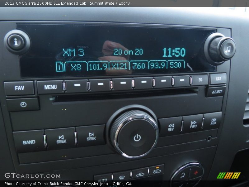 Audio System of 2013 Sierra 2500HD SLE Extended Cab