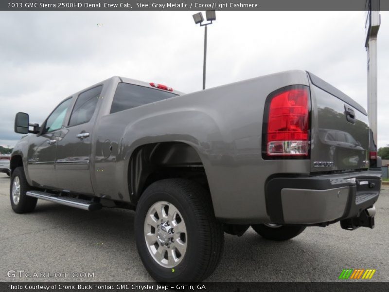 Steel Gray Metallic / Cocoa/Light Cashmere 2013 GMC Sierra 2500HD Denali Crew Cab
