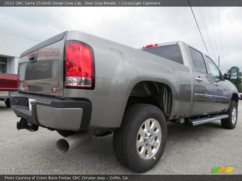 Steel Gray Metallic / Cocoa/Light Cashmere 2013 GMC Sierra 2500HD Denali Crew Cab