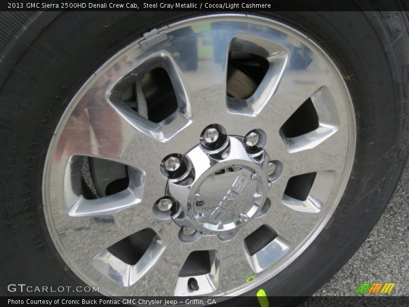 Steel Gray Metallic / Cocoa/Light Cashmere 2013 GMC Sierra 2500HD Denali Crew Cab
