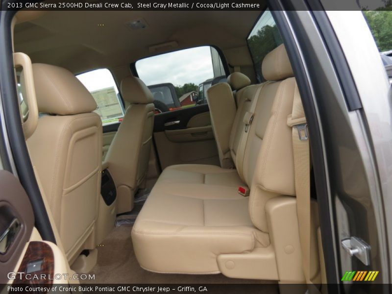 Steel Gray Metallic / Cocoa/Light Cashmere 2013 GMC Sierra 2500HD Denali Crew Cab