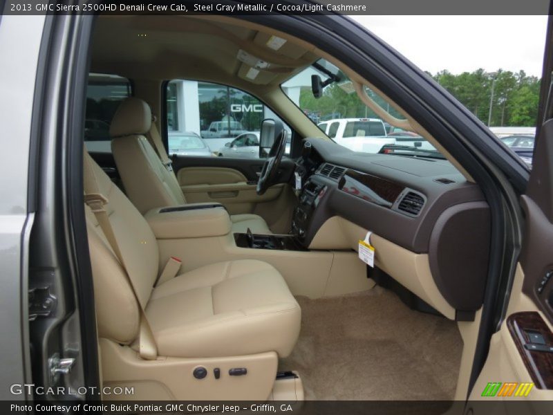 Steel Gray Metallic / Cocoa/Light Cashmere 2013 GMC Sierra 2500HD Denali Crew Cab