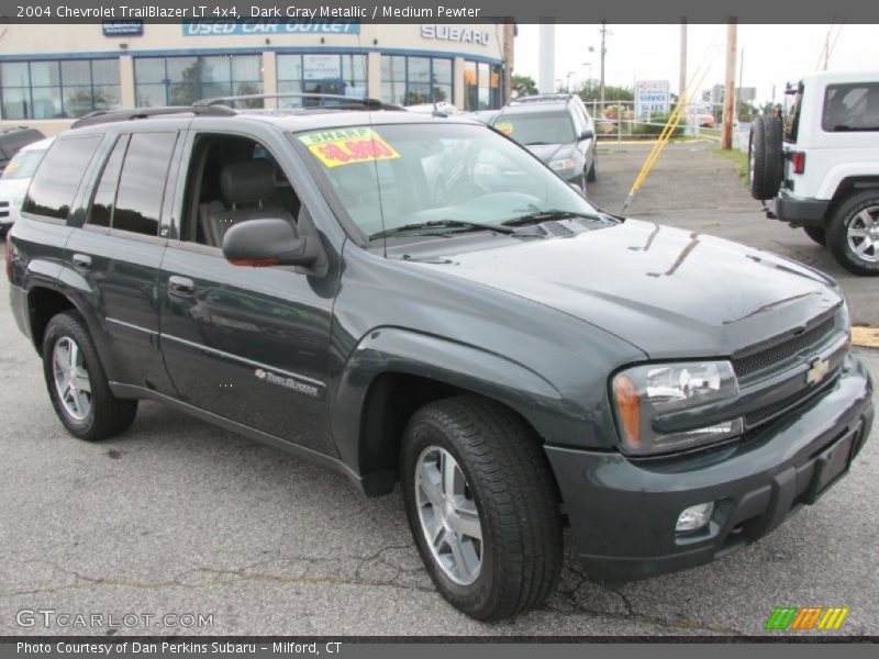 Dark Gray Metallic / Medium Pewter 2004 Chevrolet TrailBlazer LT 4x4