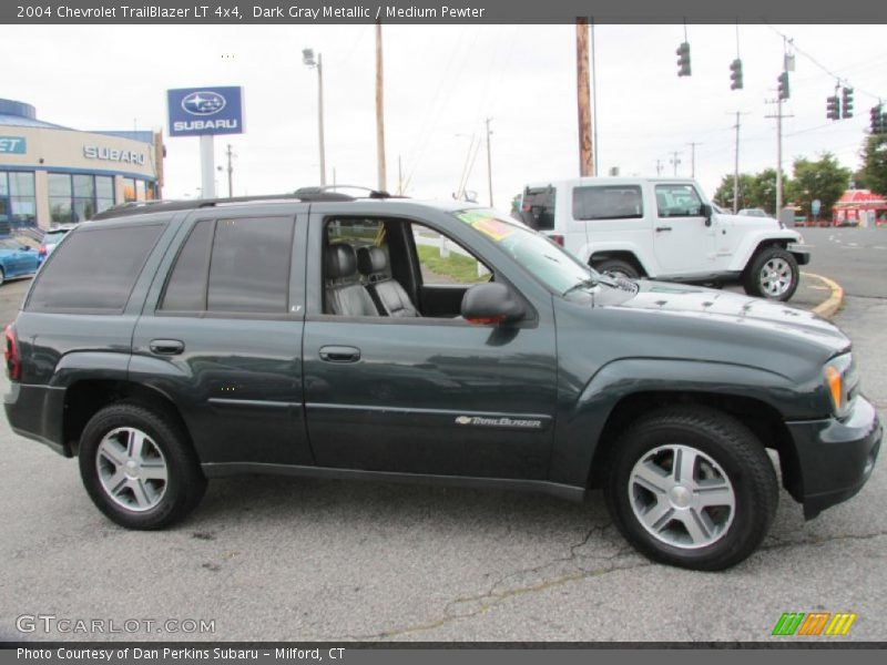 Dark Gray Metallic / Medium Pewter 2004 Chevrolet TrailBlazer LT 4x4