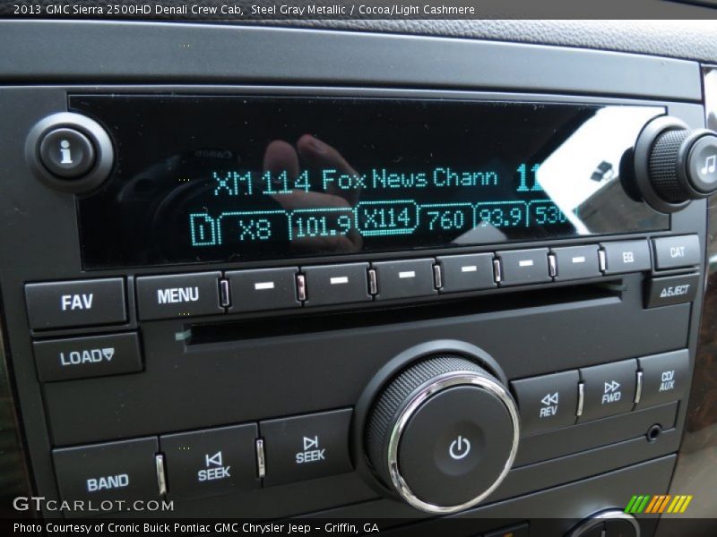 Steel Gray Metallic / Cocoa/Light Cashmere 2013 GMC Sierra 2500HD Denali Crew Cab