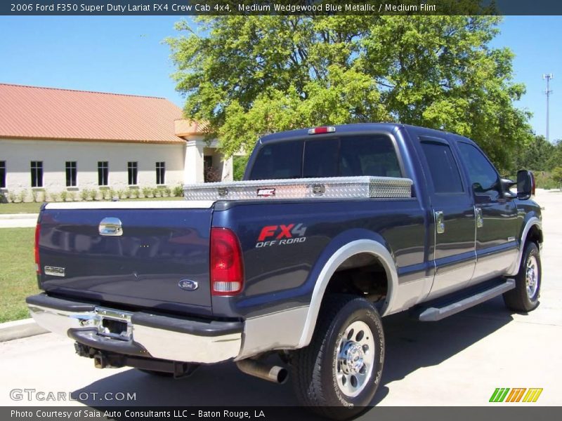 Medium Wedgewood Blue Metallic / Medium Flint 2006 Ford F350 Super Duty Lariat FX4 Crew Cab 4x4