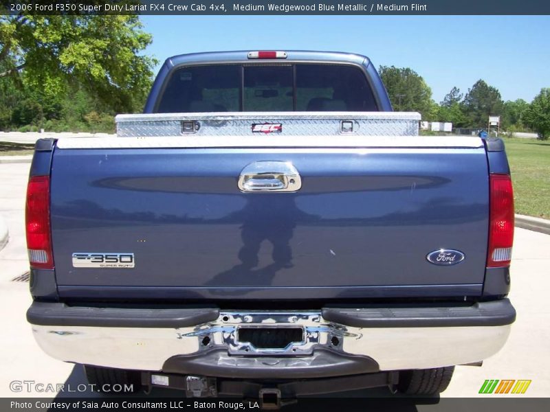 Medium Wedgewood Blue Metallic / Medium Flint 2006 Ford F350 Super Duty Lariat FX4 Crew Cab 4x4