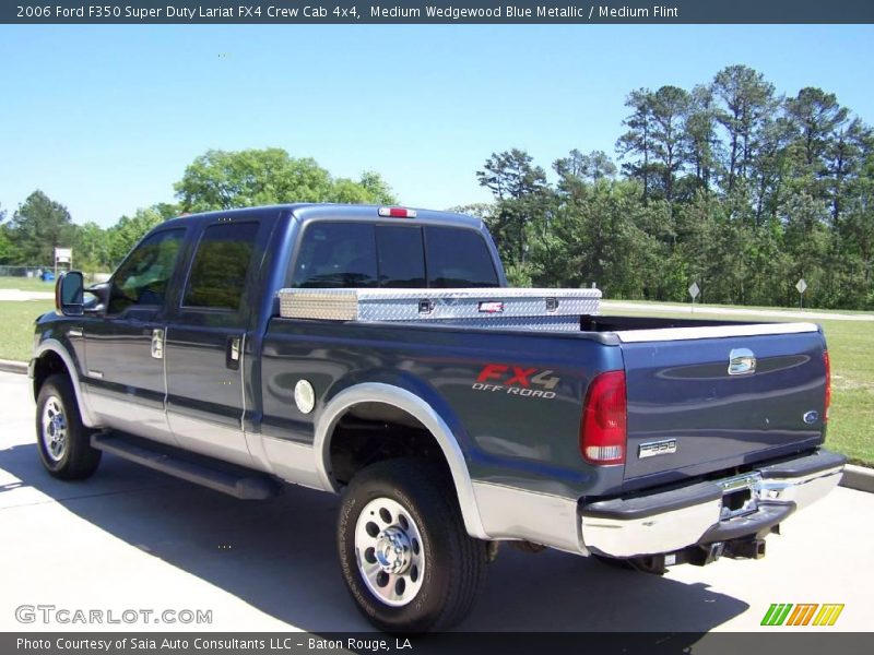 Medium Wedgewood Blue Metallic / Medium Flint 2006 Ford F350 Super Duty Lariat FX4 Crew Cab 4x4