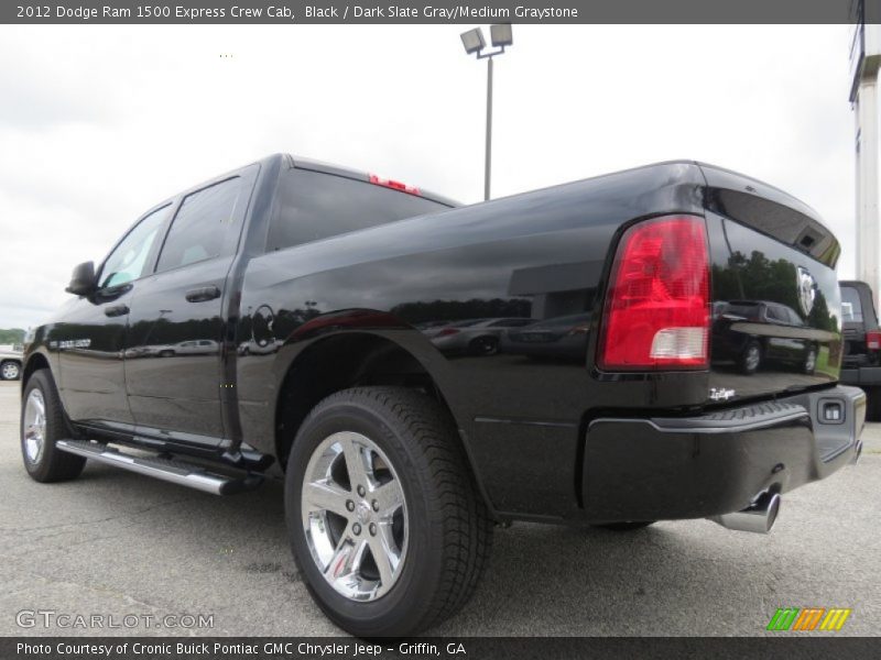 Black / Dark Slate Gray/Medium Graystone 2012 Dodge Ram 1500 Express Crew Cab
