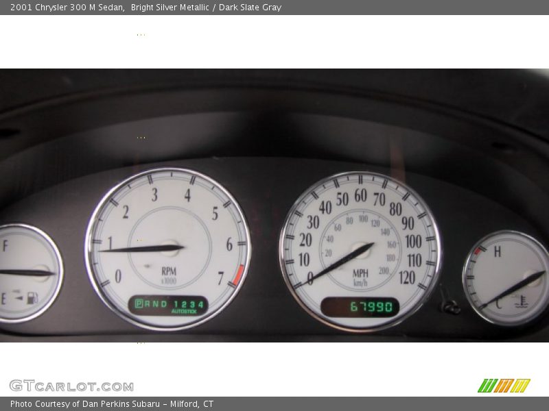 Bright Silver Metallic / Dark Slate Gray 2001 Chrysler 300 M Sedan