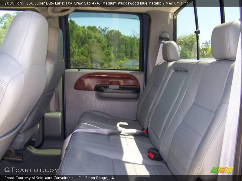 Medium Wedgewood Blue Metallic / Medium Flint 2006 Ford F350 Super Duty Lariat FX4 Crew Cab 4x4
