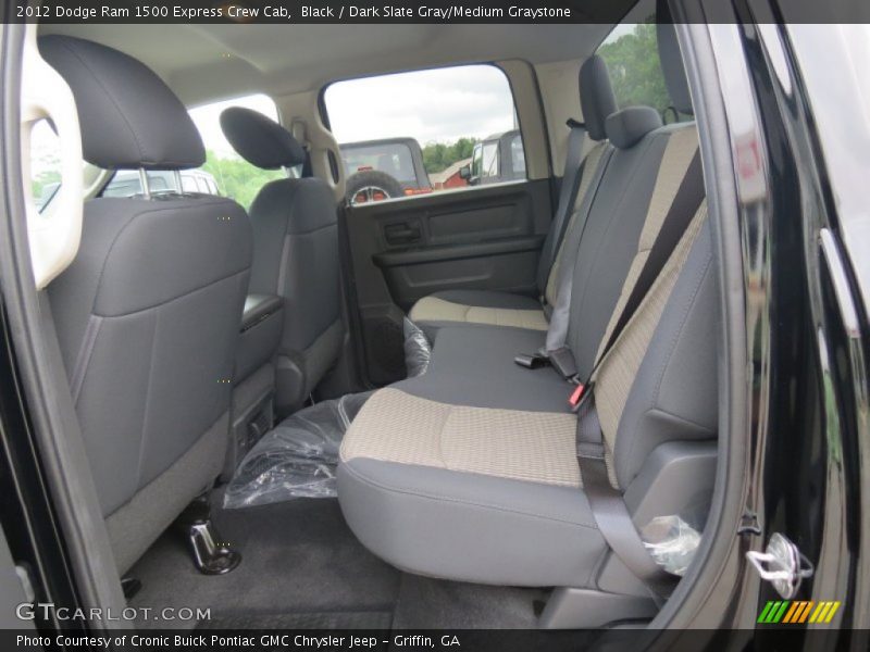 Black / Dark Slate Gray/Medium Graystone 2012 Dodge Ram 1500 Express Crew Cab