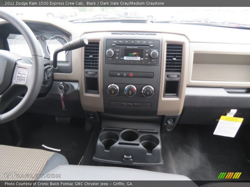 Black / Dark Slate Gray/Medium Graystone 2012 Dodge Ram 1500 Express Crew Cab
