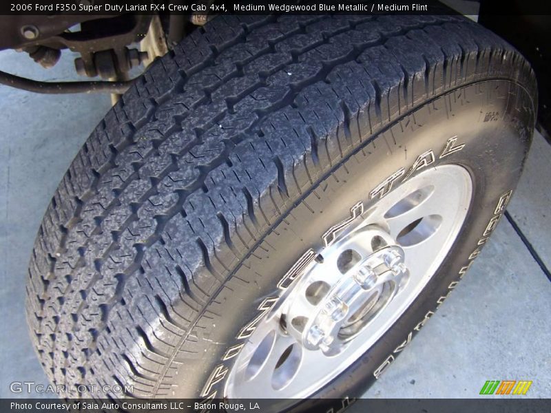 Medium Wedgewood Blue Metallic / Medium Flint 2006 Ford F350 Super Duty Lariat FX4 Crew Cab 4x4