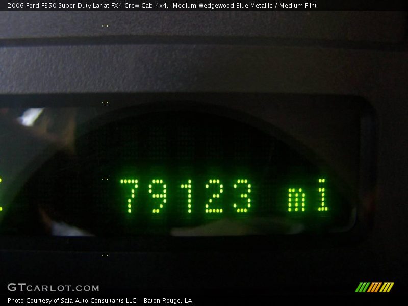 Medium Wedgewood Blue Metallic / Medium Flint 2006 Ford F350 Super Duty Lariat FX4 Crew Cab 4x4